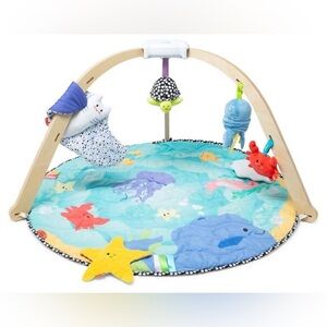 NEW Melissa and Doug Reversible Colorful Ocean Adventure Play activity Gym Mat